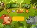 Jogo Palavras de Animais para Crianças online Jogo Palavras de Animais para Crianças online