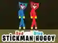 Jogo Huggy Stickman Vermelho e Azul online Jogo Huggy Stickman Vermelho e Azul online