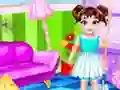 Jogo Limpeza da casa bagunçada com a bebè Taylor online
