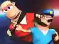 Jogo Rapazes Caídos: Lutadores Estúpidos online