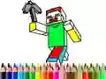 Jogo De Volta às Aulas: Colorindo Minecraft online Jogo De Volta às Aulas: Colorindo Minecraft online