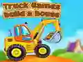 Jogo Jogos de caminhão: construir uma casa online