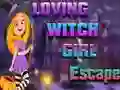 Jogo Escape da Menina Bruxa Amorosa online