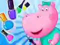 Jogo Salão de Manicure Hipopótamo online Jogo Salão de Manicure Hipopótamo online