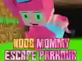 Jogo Escape da Mamãe Noob Parkour online Jogo Escape da Mamãe Noob Parkour online