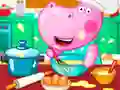 Jogo Escola de Culinária Hipopótamo online