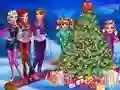 Jogo Árvore de Natal das Princesas online Jogo Árvore de Natal das Princesas online