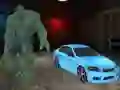 Jogo Jogo de Carros Encadeados contra Hulk na Rampa online Jogo Jogo de Carros Encadeados contra Hulk na Rampa online