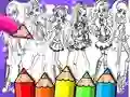 Jogo Livro de Colorir Monster High online