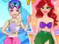 Jogo Batalha das Princesas de Verão e Inverno online Jogo Batalha das Princesas de Verão e Inverno online