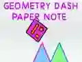 Jogo Geometry Dash Nota de Papel online Jogo Geometry Dash Nota de Papel online