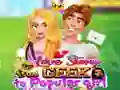 Jogo História de Amor: Do Geek à Garota Popular online
