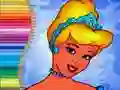 Jogo Livro de Colorir da Cinderela online