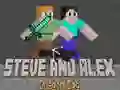 Jogo Steve e Alex: Ovo de Dragão online Jogo Steve e Alex: Ovo de Dragão online