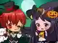 Jogo Casal Chibi de Halloween online