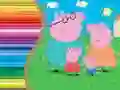 Jogo Livro de Colorir da Peppa Pig online