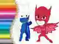 Jogo Livro de Colorir dos PJ Masks online