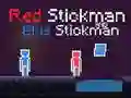 Jogo Homem Palito Vermelho e Homem Palito Azul online Jogo Homem Palito Vermelho e Homem Palito Azul online