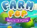 Jogo Fazenda Pop Match-3 Puzzle online Jogo Fazenda Pop Match-3 Puzzle online