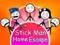 Jogo Fuga do Stickman em Casa online Jogo Fuga do Stickman em Casa online