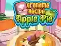 Jogo Receita de Torta de Maçã da Vovó online Jogo Receita de Torta de Maçã da Vovó online