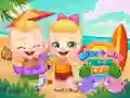 Jogo Mike e Mia: Dia de Praia online Jogo Mike e Mia: Dia de Praia online