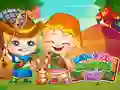 Jogo Dia de Camping do Mike e da Mia online Jogo Dia de Camping do Mike e da Mia online