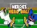 Jogo Heróis Cabeça Bola online