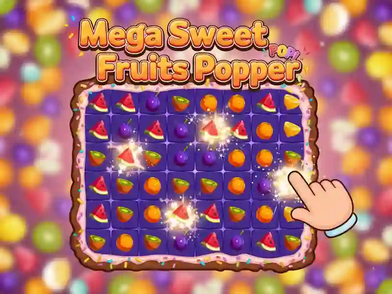 Jogo Popper de frutas mega doce online