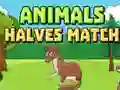 Jogo Combine as metades dos animais online Jogo Combine as metades dos animais online