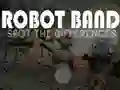 Jogo Banda de Robôs Encontre as Diferenças online