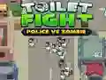 Jogo Luta no banheiro: Polícia vs Zombie online