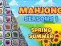 Jogo Mahjong Temporadas 1 Primavera Verão online Jogo Mahjong Temporadas 1 Primavera Verão online