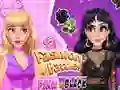 Jogo Batalha da Moda: Rosa vs Preto online Jogo Batalha da Moda: Rosa vs Preto online