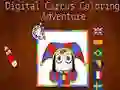Jogo Aventura de Colorir no Circo Digital online Jogo Aventura de Colorir no Circo Digital online