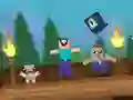 Jogo Noob: Sobrevivência em Terraria online