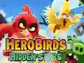 Jogo Estrelas Escondidas dos Pássaros Heróis online Jogo Estrelas Escondidas dos Pássaros Heróis online