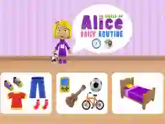 Jogo Mundo da Rotina Diária de Alice online Jogo Mundo da Rotina Diária de Alice online