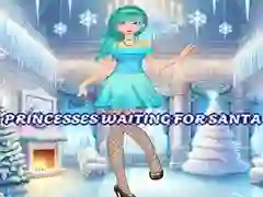 Jogo Princesas Esperando pelo Papai Noel online