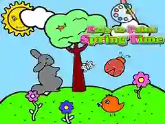 Jogo Fácil de Pintar a Primavera online