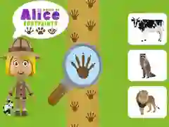 Jogo Mundo das Pegadas da Alice online