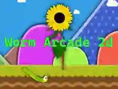 Jogo Minhoca Arcade 2D online Jogo Minhoca Arcade 2D online