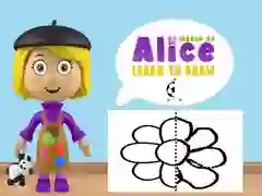 Jogo Mundo de Alice: Aprender a desenhar online