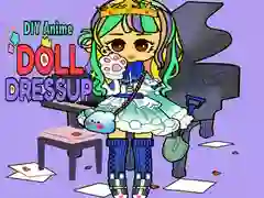 Jogo DIY Vestir Boneca Anime online