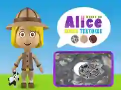 Jogo Mundo das Texturas de Alice Rocks online Jogo Mundo das Texturas de Alice Rocks online
