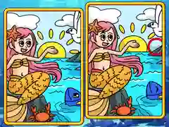 Jogo Sereias Encontre as Diferenças online