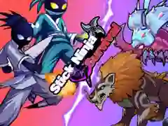 Jogo Sobrevivência Ninja Stick online