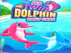 Jogo Cuidados do Meu Bebê Golfinho Gêmeo online