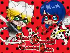 Jogo Livro de Colorir Menina Chibi com Pontos online