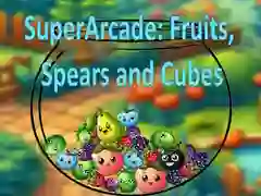 Jogo SuperArcade: Frutas, Lanças e Cubos online